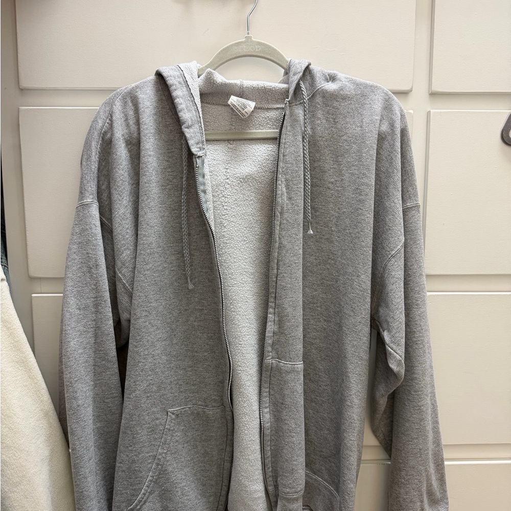 Hanes EcoSmart Light Gray Hoodie